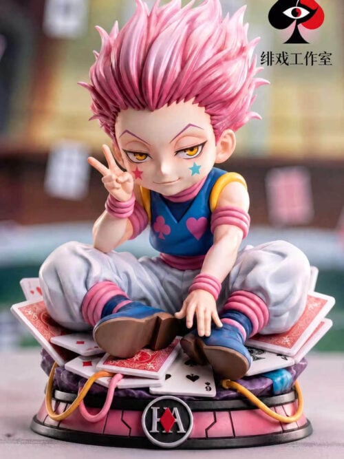 ynzz4wqt14ex4047d0mtj6bd5yard0xg Seated Chibi Hisoka — Hunter x Hunter - Collectible Figure Main View