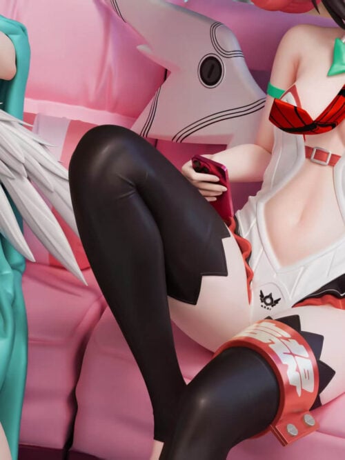 Party Lounge Sunna, Aria and Nangong Yu — Zenless Zone Zero - Detail View 2