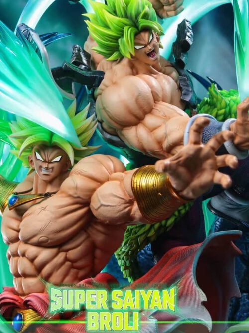Classic & Modern Legendary Super Saiyan Broly Diorama - Detail View 1